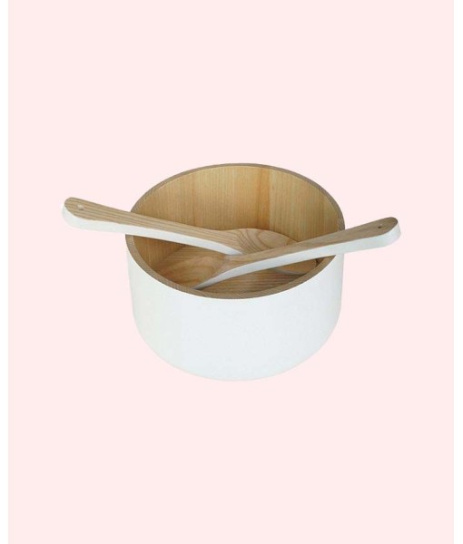 Ash Wood Salad Bowl Sets  2 Piece