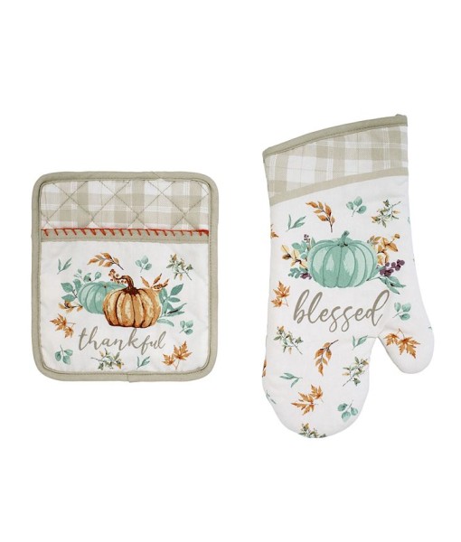 Grateful Patch 2 Pack Pot Holder  Oven Mitt