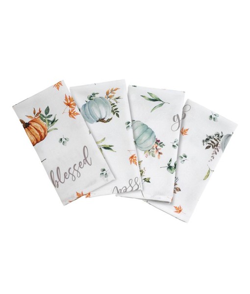 Grateful Patch Set of 4 Napkins