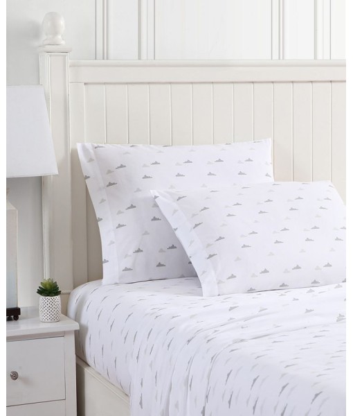 Cloud Cotton Percale Sheet Set  Twin