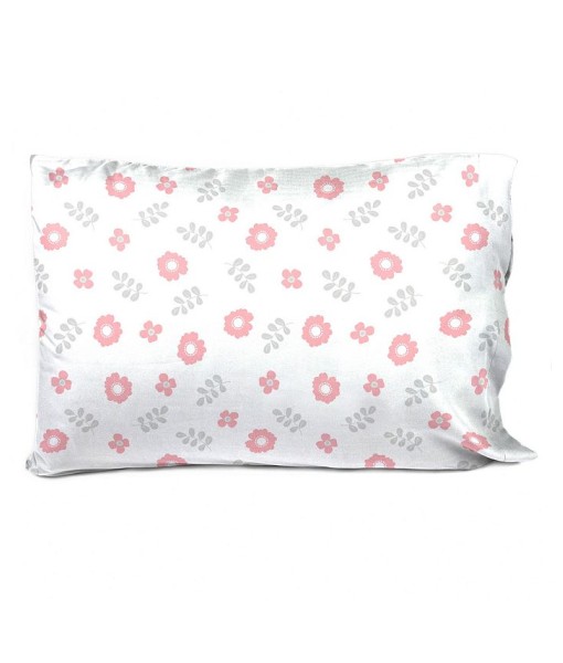 Cutout Floral 100% Organic Cotton Pillowcase - Standard