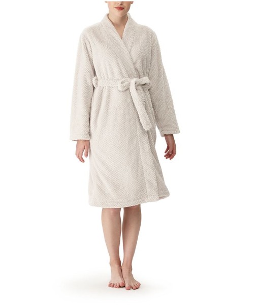 Women's Primalush Honeycomb Dobby Textured Belted Robe